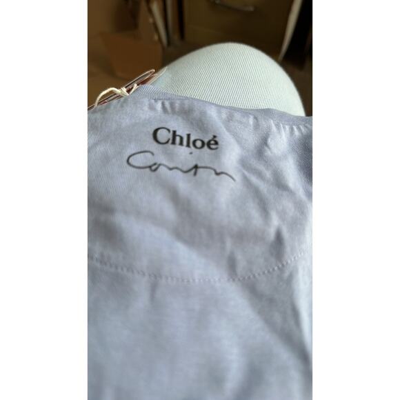 Chloé Corita Kent Graphic print Cotton jersey Tee Tender Blue - Picture 5 of 7
